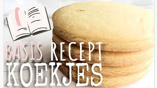 PERFECT RECEPT VOOR KOEKJES OM TE DECOREREN  Vorm behoudend in oven [upl. by Amarillis]