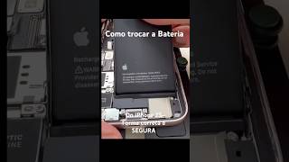 Como trocar a Bateria do iPhone 13 Forma correta e segura profissional iPhone 13 trocando bateria [upl. by Etiuqal799]