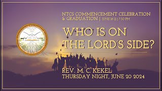 Who Is On the Lord’s Side  Luke 162231 Exodus 3226  Rev M C Kekel [upl. by Allit]