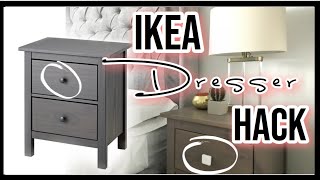 Dresser Makeover  Replacing my Ikea Drawer Knobs [upl. by Terryn]