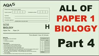 GCSE Biology Paper 1 2023 Walkthrough with ANSWERS Revision [upl. by Evangeline]