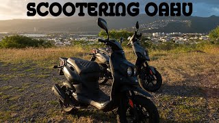 Oahu Scooter Ride [upl. by Goodhen349]