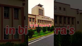 BIT MESRA 🏫quot main buildingquot tour🎓  Vlog style 🌄✨  bitmesratour minivlog mba bitranchi [upl. by Ennairak982]