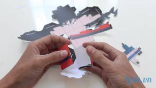 Hướng dẫn làm Papercraft hình Songoku [upl. by Acissey]