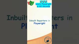 Playwright Tutorial  In Built Reporters  List Line Dot HTMLBlob Json Junit Github Reporters [upl. by Baldwin33]