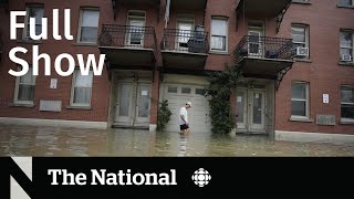 CBC News The National  Montreal water main break chaos [upl. by Dorfman876]