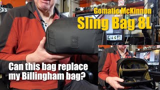 Gomatic 8L sling bag review  Can this replace my Billingham bag [upl. by Eittod660]