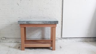 how to make a DIY Outdoor Kitchen Island with a Concrete Countertop [upl. by Foah]