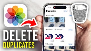 How To Delete All Duplicate Photos On iPhone  Full Guide [upl. by Fletch]