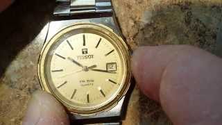 How to set the minute hand on a vintage Tissot PR516 Quartz watch [upl. by Ladew]