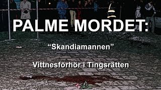 Palmemordet Skandiamannen Stig Engström i Tingsrätten [upl. by Yrokcaz]