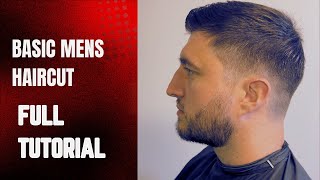 Basic Mens Haircut  Full tutorial l Step by step [upl. by Neelav]