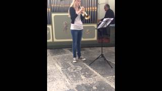 Melissa Venema playing Via Dolorosa trumpet [upl. by Pol]