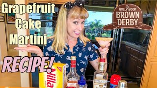 Make the Grapefruit Cake Martini from Disney’s Brown Derby Drink Tutorial  a Bartender Blunder [upl. by Jochbed]