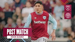 “We Need To Look Forward”  West Ham 13 Manchester City  Edson Álvarez  Post Match Reaction [upl. by Etnomed439]