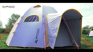 Pod Tents  Pod Elite Maxi amp Mini  Interconnecting Tents 2018 [upl. by Granoff24]