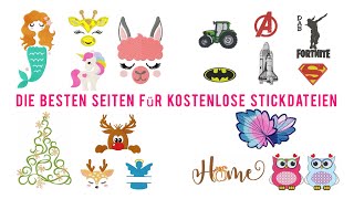 Freebie Stickdatei  Maschinensticken  Embroidery Freebie Pages  Kostenlose Stickdatei [upl. by Aisetra]