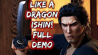 LIKE A DRAGON ISHIN DEMO PLAYTHROUGH [upl. by Talia]