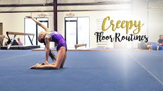 Creepy Gymnastics Floor Routines Mollie SGG [upl. by Reedy]