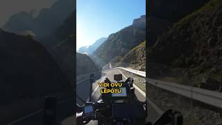 Road SH20 Albania motorcycle bike biketrip nature travel mountains hondaafricatwin [upl. by Treb]