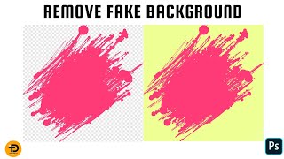 Remove Fake PNG Background In One Minute  Adobe Photoshop Tutorial 2024 [upl. by Nidak369]