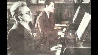 Heinrich and Stanislav Neuhaus play Mozart Sonata for Two Pianos in D major K 448 [upl. by Attah]