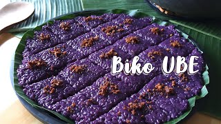 How to Make Biko Ube  Pinoy Kakanin [upl. by Jillene]