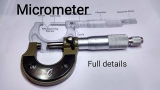 How to use MicrometerBengaliFull details Micrometer Reading Least count of micrometer [upl. by Buonomo]