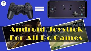 How to use Mobile Phone As a wireless Gamepad Joystick  Droidjoy [upl. by Turne]