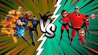 Fantastic Four VS The Incredibles Sprite Animation [upl. by Aria]