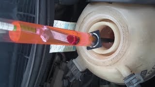 How to Check your Cars Coolant Testing Antifreeze [upl. by Elleinod425]