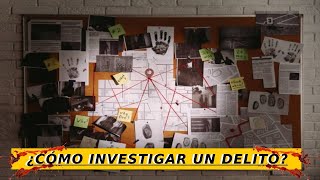 Investigación Criminal PASO A PASO  Seguridad Publica [upl. by Esinet]