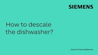 How to descale a dishwasher [upl. by Arraeit]