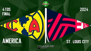 EN VIVO  AMÉRICA VS ST LOUIS CITY  OCTAVOS DE FINAL  LEAGUES CUP  2024 [upl. by Ekram]