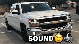 LONG TUBE HEADERS 2017 Silverado LOUD [upl. by Mark]