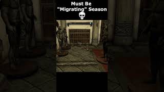 Must Be quotMigratingquot Season 💀 skyrim skyrimanniversary elderscrolls shorts [upl. by Siclari881]