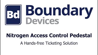 Nitrogen Access Control Pedestal  Contactless Ticket Validation [upl. by Wendy]