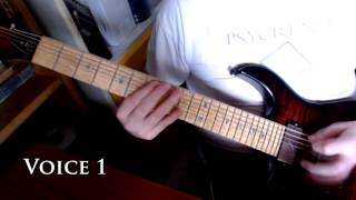 Fishman fluence modern 7 pickup demo DIs amp Backing track included [upl. by Irreg]