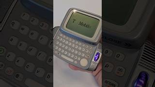 TMobile Sidekick 1 Black amp White Power Up sequence sidekick bootup startup tmobile tbt [upl. by Tillo]