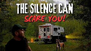 Scaring Myself A Creepy Night Truck Camping [upl. by Yalahs114]