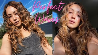 The Best Wave Iron  Soft amp Shiny Waves featuring Herbal Essences [upl. by Christiane]