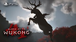 Black Myth Wukong  Cloudtreading Deer Boss Fight PS5 Gameplay [upl. by Anelaf917]