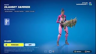 Fortnite July 27th Item Shop Clammy Jammer Emote [upl. by Harper]