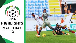 Nigeria Premier Football League  Match Day 12 Highlights  NPFL 202425 [upl. by Akelahs440]