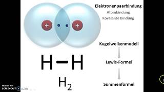 2 Die Elektronenpaarbindung Molekülbindung [upl. by Esimaj]