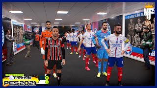 BAHIA X SÃO PAULO  Brasileirão Série A 2024 ⚽ Gameplay Simulação PES 2021 [upl. by Magnusson]