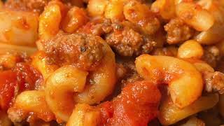 Crockpot Goulash with Uncooked Macaroni Recipe [upl. by Yadahs970]