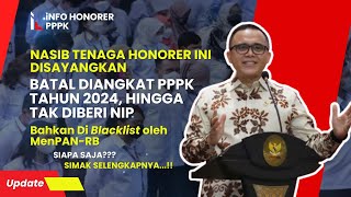 Kategori Tenaga Honorer Ini Batal Diangkat PPPK Tahun 2024 Hingga Diblacklist oleh MenPANRB [upl. by Shu327]