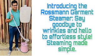 Rossmann Garment Steamer  Professional 2000 W High Power  3 Way Adjustable rossmann steamer [upl. by Notgnirrac]