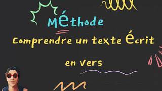 Comprendre un texte en vers [upl. by Yekim]